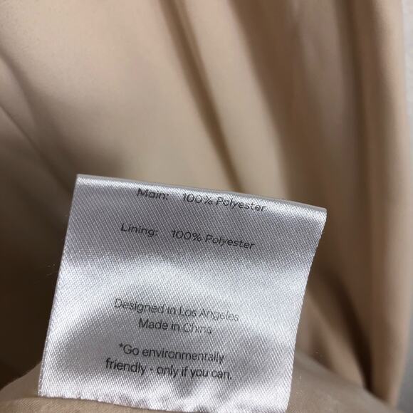 Fame & Partners Cream Off The Shoulder Column Maxi Dress Size 2 Cocktail Formal - Picture 6 of 13